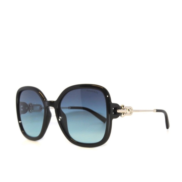 Tiffany & Co TF4202U 83429S Black Azure Gradient Blue Sunglasses 4202